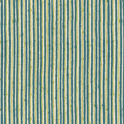 Pique-Nique fabric in teal/apple color - pattern 8013145.513.0 - by Brunschwig & Fils in the Hommage collection
