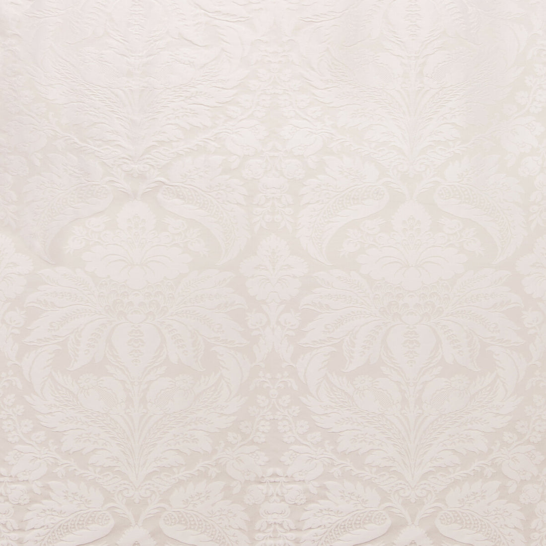 Damask Pierre fabric in snow color - pattern 8013188.1.0 - by Brunschwig &amp; Fils in the B&amp;F Showroom Exclusive 2019 collection
