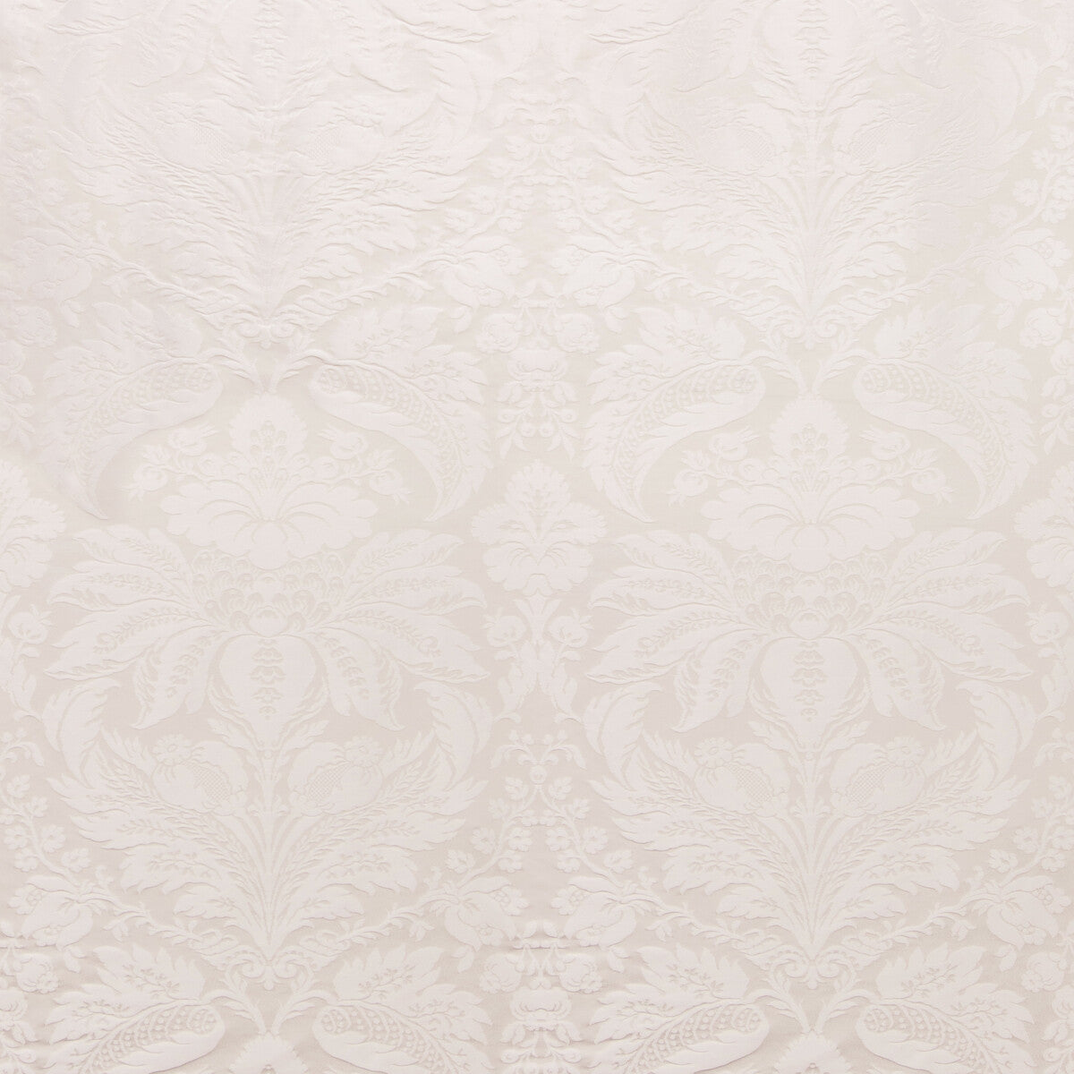 Damask Pierre fabric in snow color - pattern 8013188.1.0 - by Brunschwig & Fils in the B&F Showroom Exclusive 2019 collection