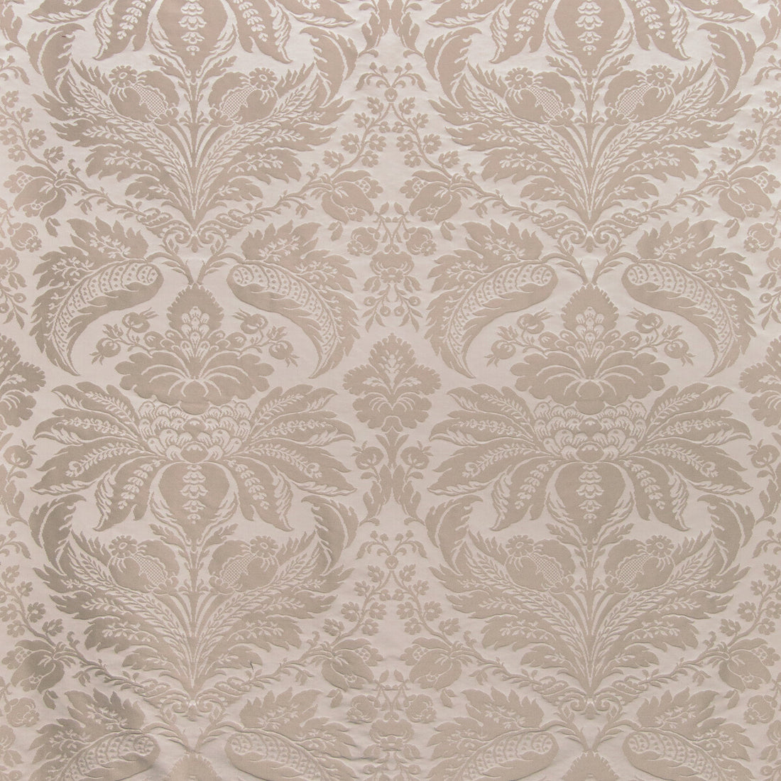 Damask Pierre fabric in grey color - pattern 8013188.11.0 - by Brunschwig &amp; Fils in the B&amp;F Showroom Exclusive 2019 collection