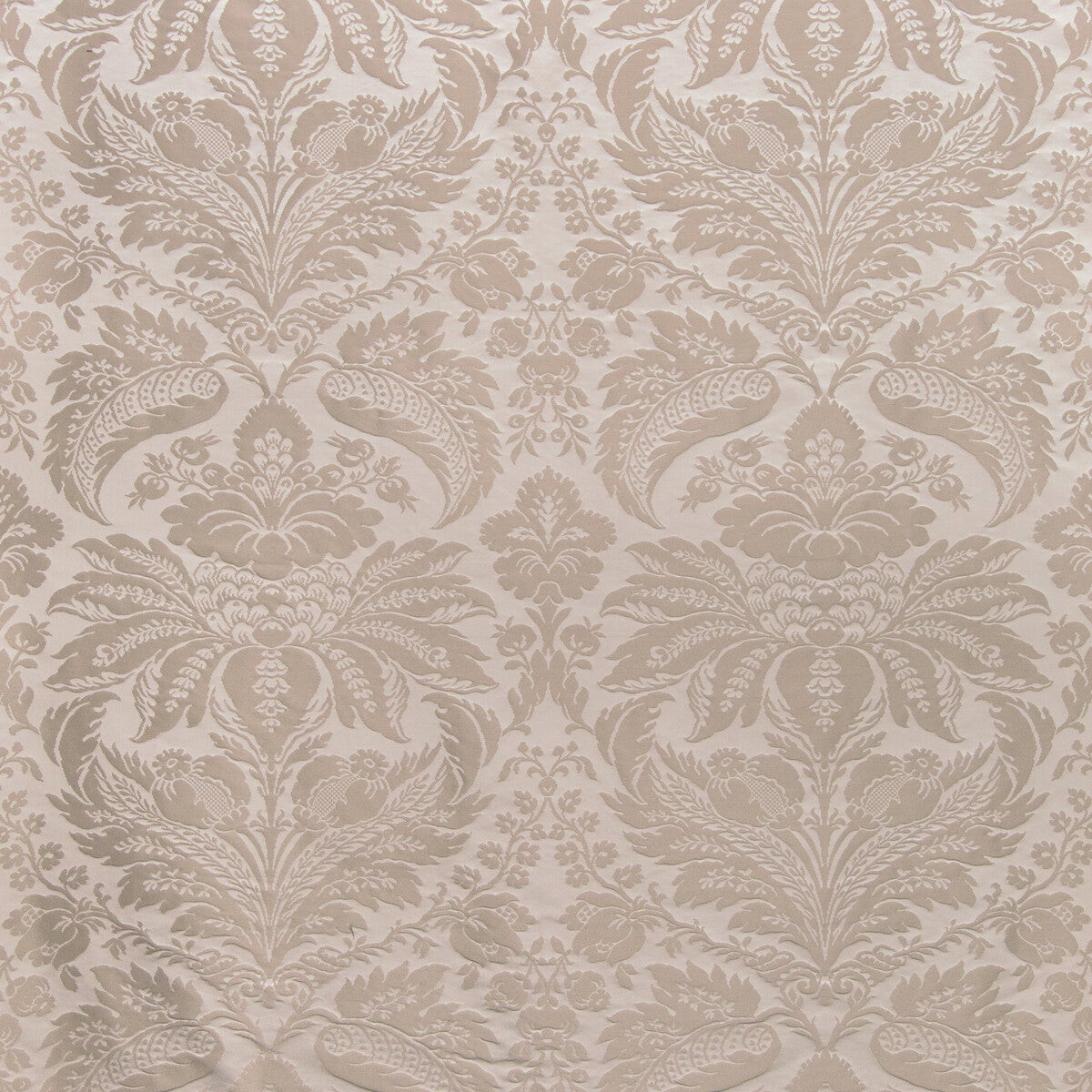Damask Pierre fabric in grey color - pattern 8013188.11.0 - by Brunschwig & Fils in the B&F Showroom Exclusive 2019 collection
