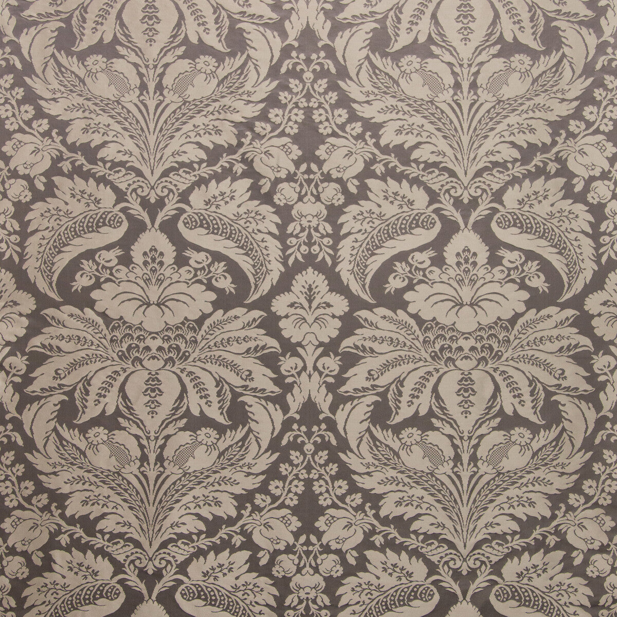 Damask Pierre fabric in charcoal color - pattern 8013188.21.0 - by Brunschwig & Fils in the B&F Showroom Exclusive 2019 collection