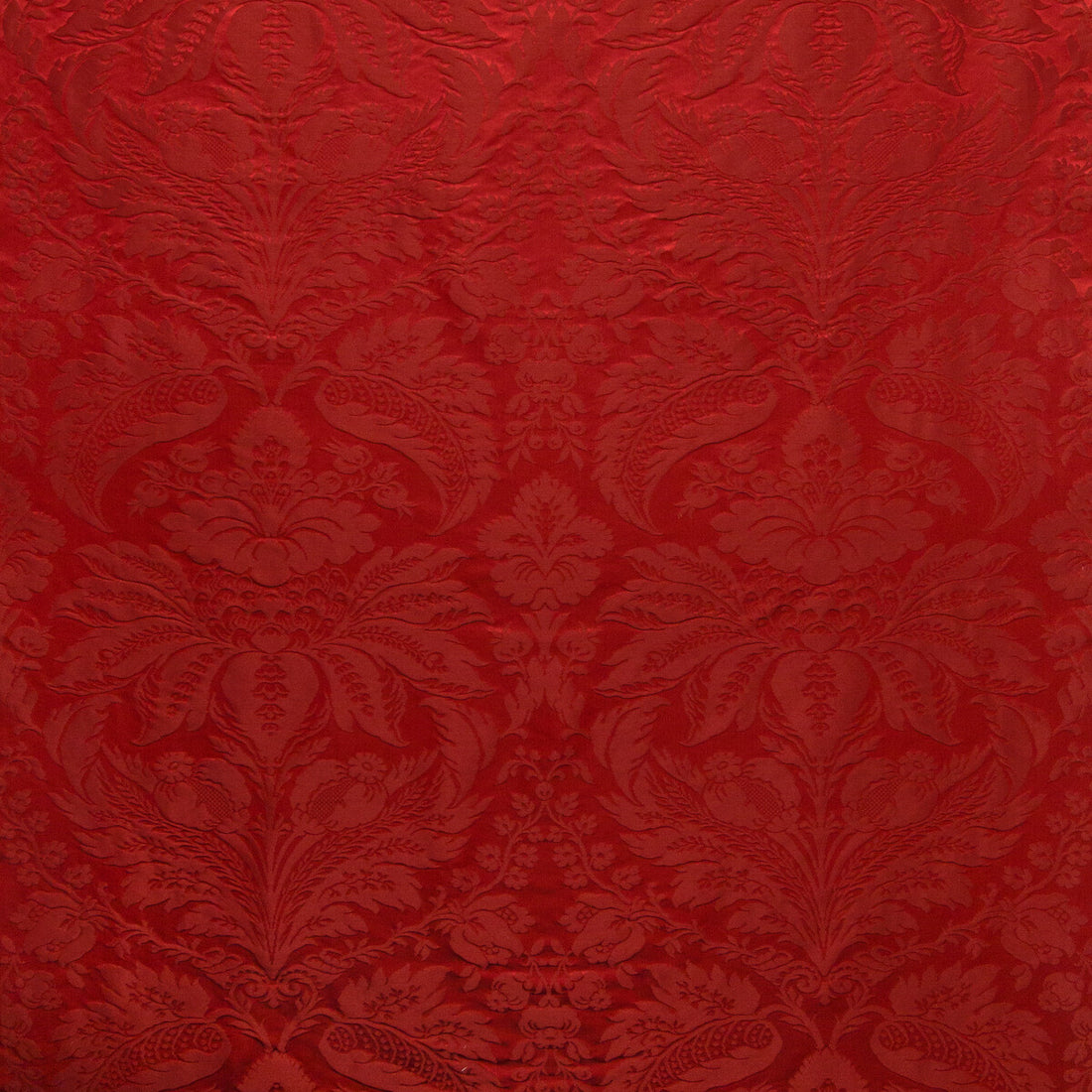 Damask Pierre fabric in red color - pattern 8013188.9.0 - by Brunschwig &amp; Fils in the B&amp;F Showroom Exclusive 2019 collection