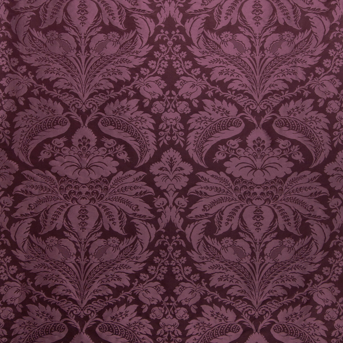 Damask Pierre fabric in eggplant color - pattern 8013188.909.0 - by Brunschwig &amp; Fils in the B&amp;F Showroom Exclusive 2019 collection