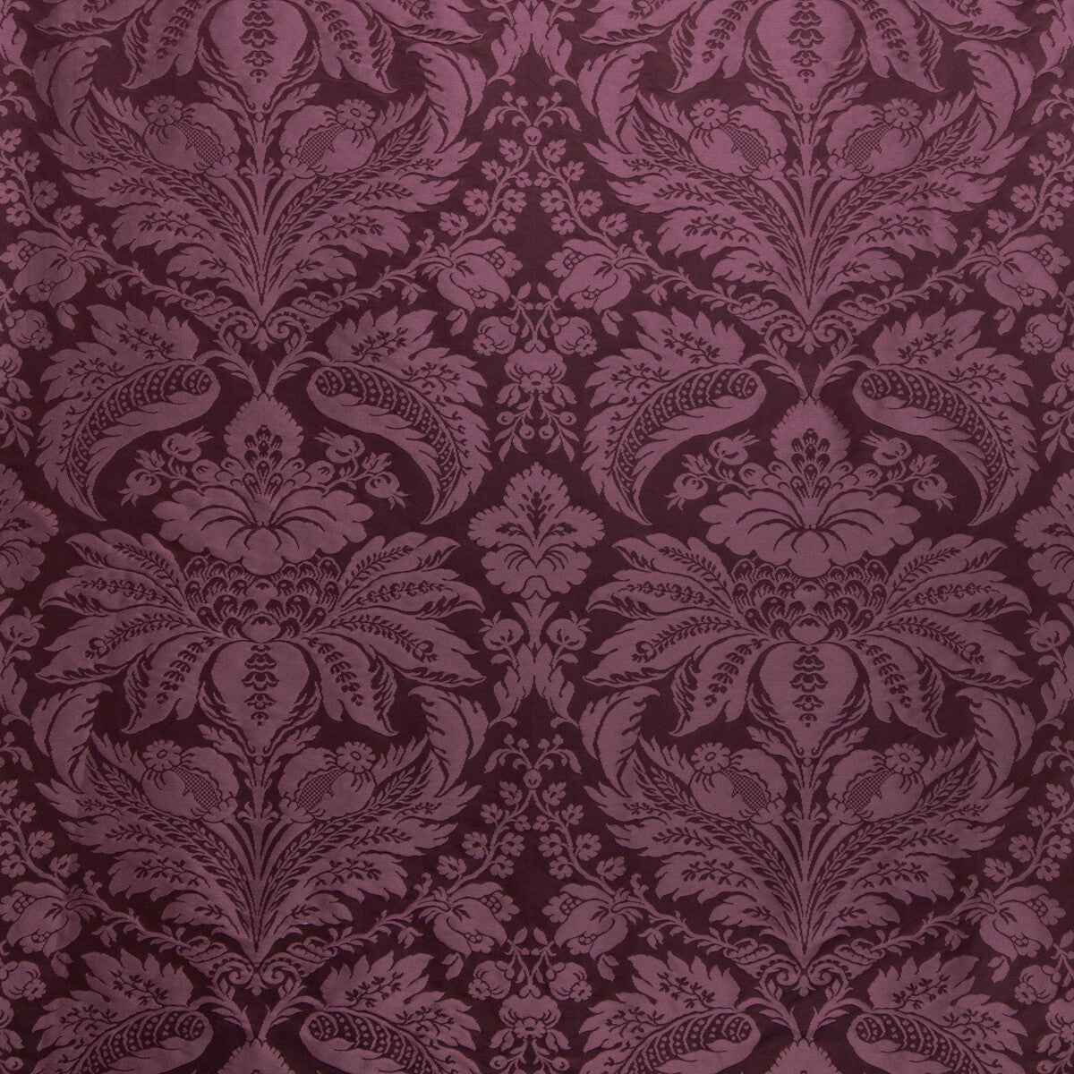 Damask Pierre fabric in eggplant color - pattern 8013188.909.0 - by Brunschwig & Fils in the B&F Showroom Exclusive 2019 collection