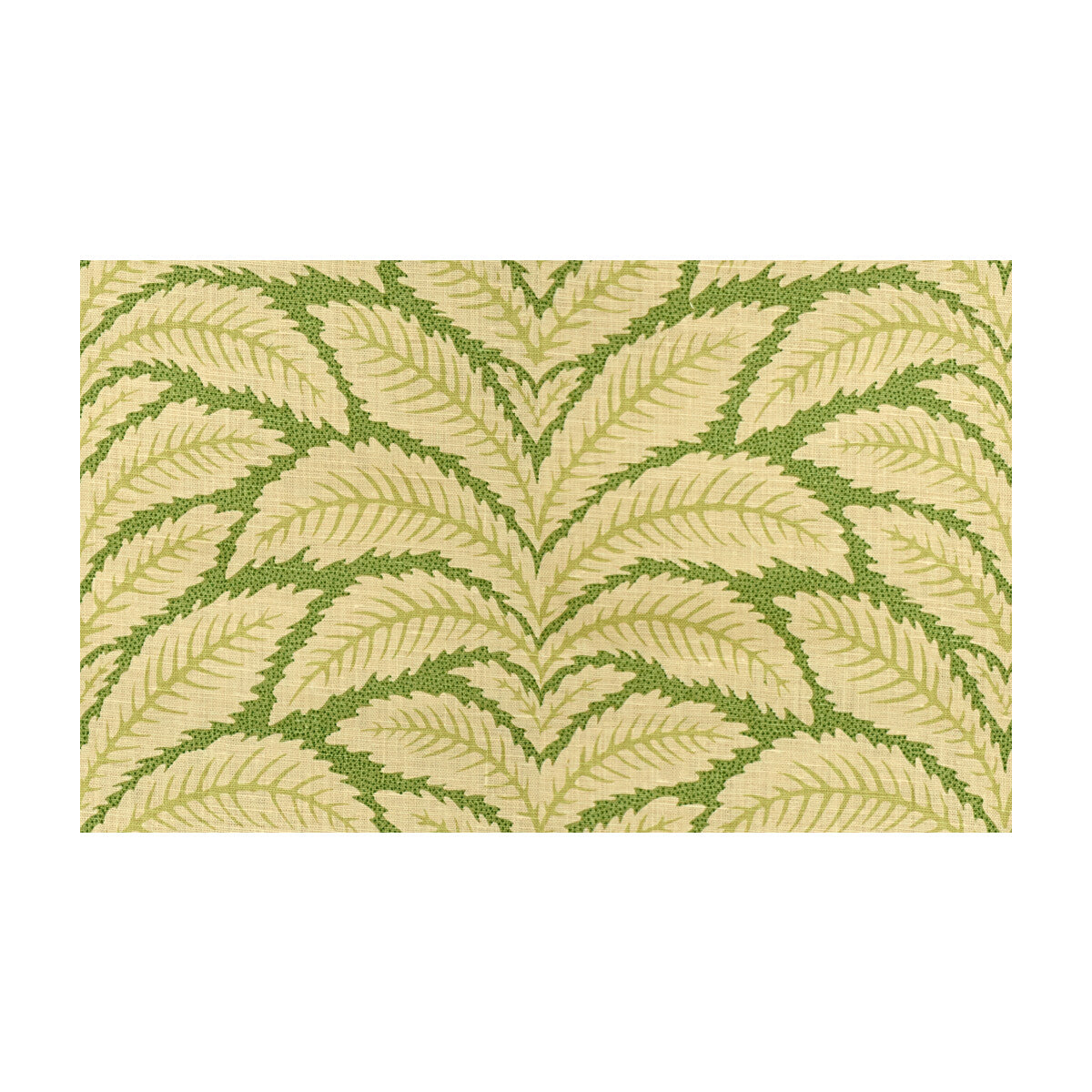 Talavera Linen fabric in leaf color - pattern 8014104.3.0 - by Brunschwig & Fils in the Maisonnette collection