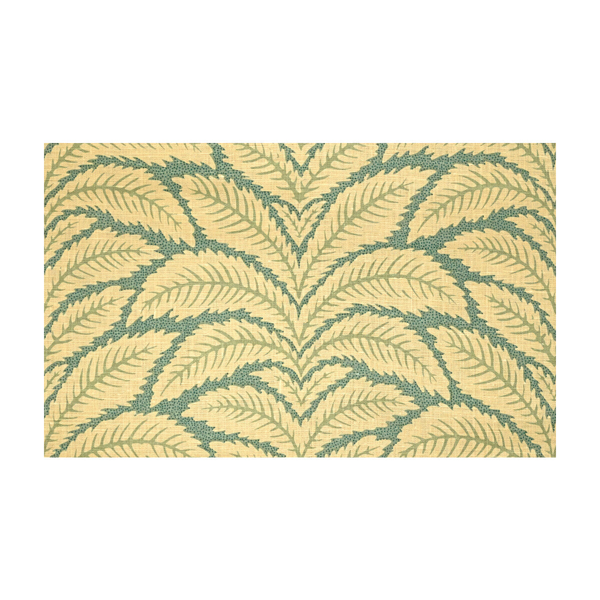 Talavera Linen fabric in aqua color - pattern 8014104.513.0 - by Brunschwig & Fils in the Maisonnette collection