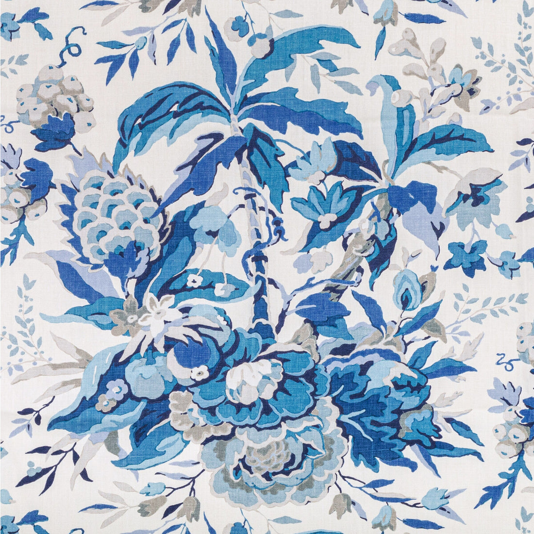Horseshoe Bay fabric in blue/ivory color - pattern 8015108.5.0 - by Brunschwig &amp; Fils in the Majorelle collection