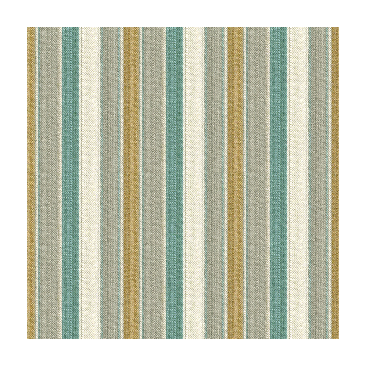 Santos Stripe fabric in mist/aqua color - pattern 8015111.1115.0 - by Brunschwig & Fils in the Les Tropiques collection