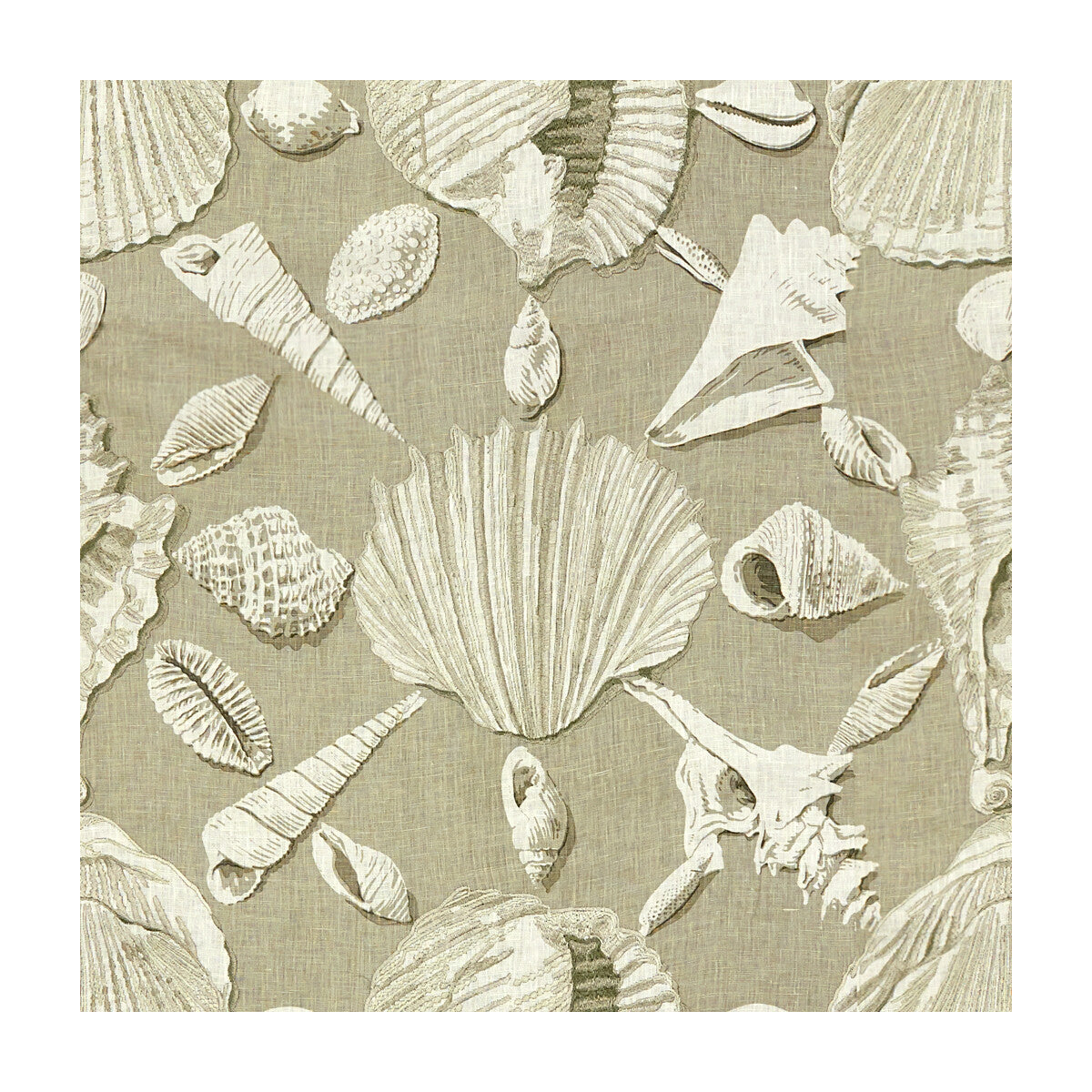 Via Costeira fabric in driftwood color - pattern 8015114.11.0 - by Brunschwig & Fils in the Les Tropiques collection