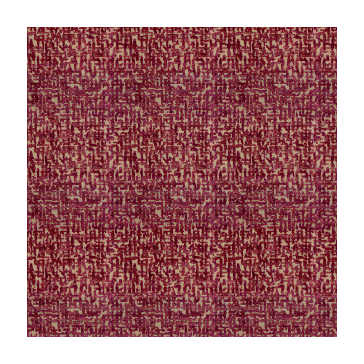 Aillard fabric in red color - pattern 8015131.19.0 - by Brunschwig & Fils in the L&