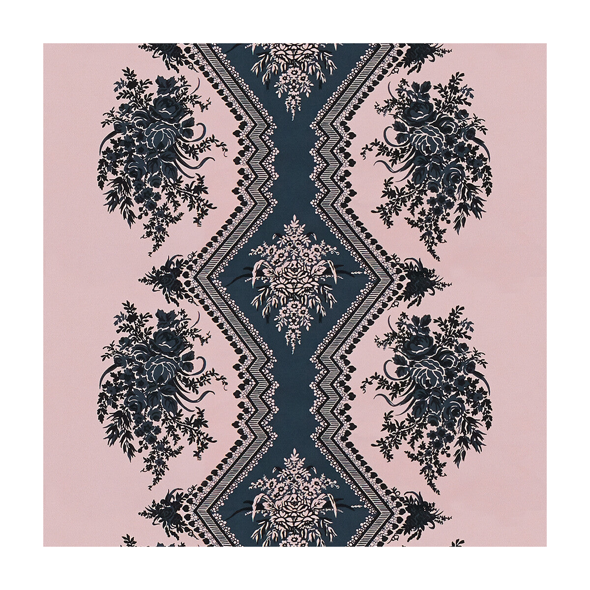 Coppelia Satin fabric in rose color - pattern 8015139.17.0 - by Brunschwig & Fils in the Madeleine Castaing collection