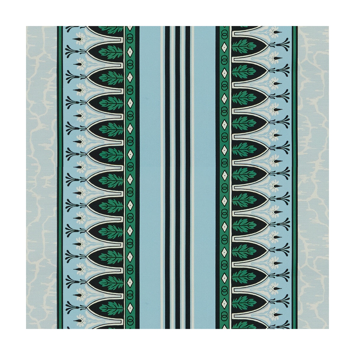 Lola Montez fabric in emerald/aqua color - pattern 8015140.13.0 - by Brunschwig & Fils in the Madeleine Castaing collection