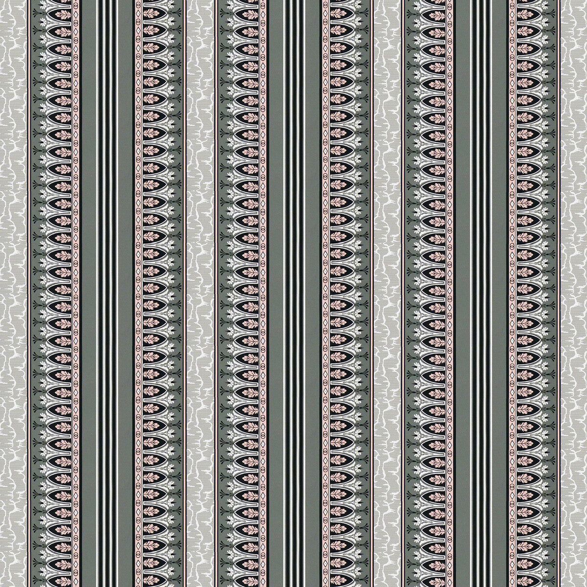 Lola Montez fabric in gris/rose color - pattern 8015140.711.0 - by Brunschwig & Fils in the Madeleine Castaing collection