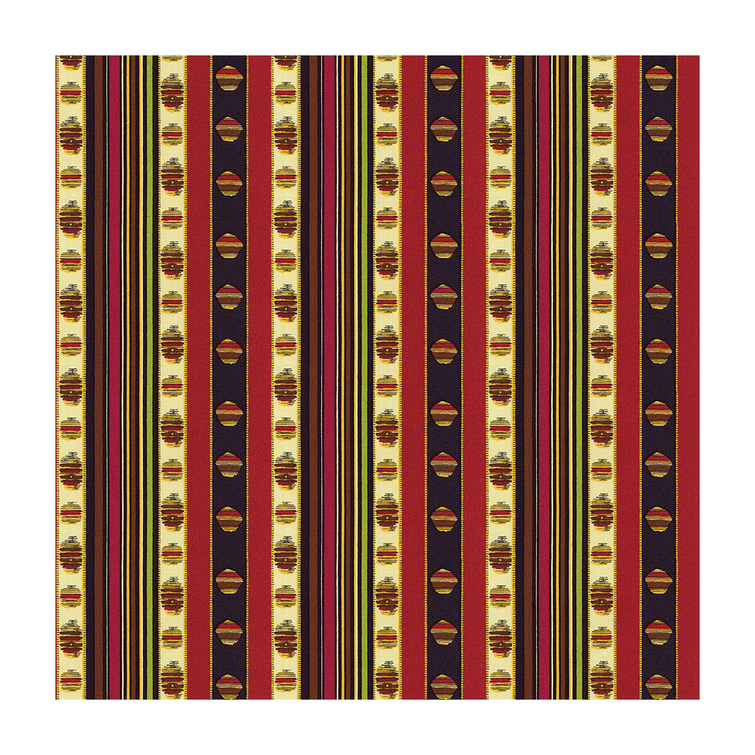 Rayure Moire fabric in rouge color - pattern 8015143.193.0 - by Brunschwig &amp; Fils in the Madeleine Castaing collection