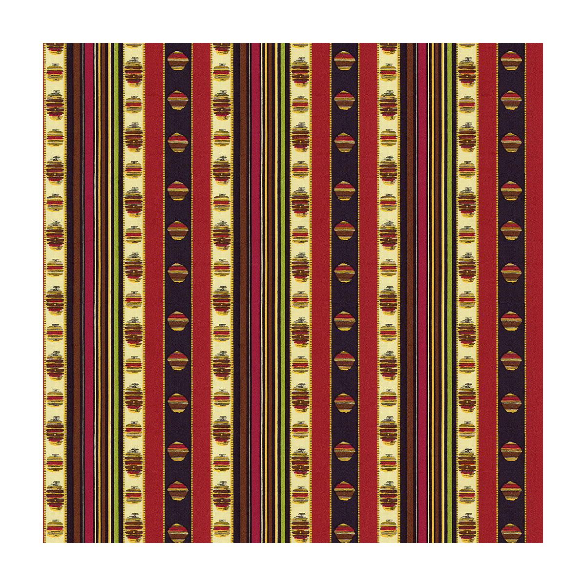 Rayure Moire fabric in rouge color - pattern 8015143.193.0 - by Brunschwig & Fils in the Madeleine Castaing collection