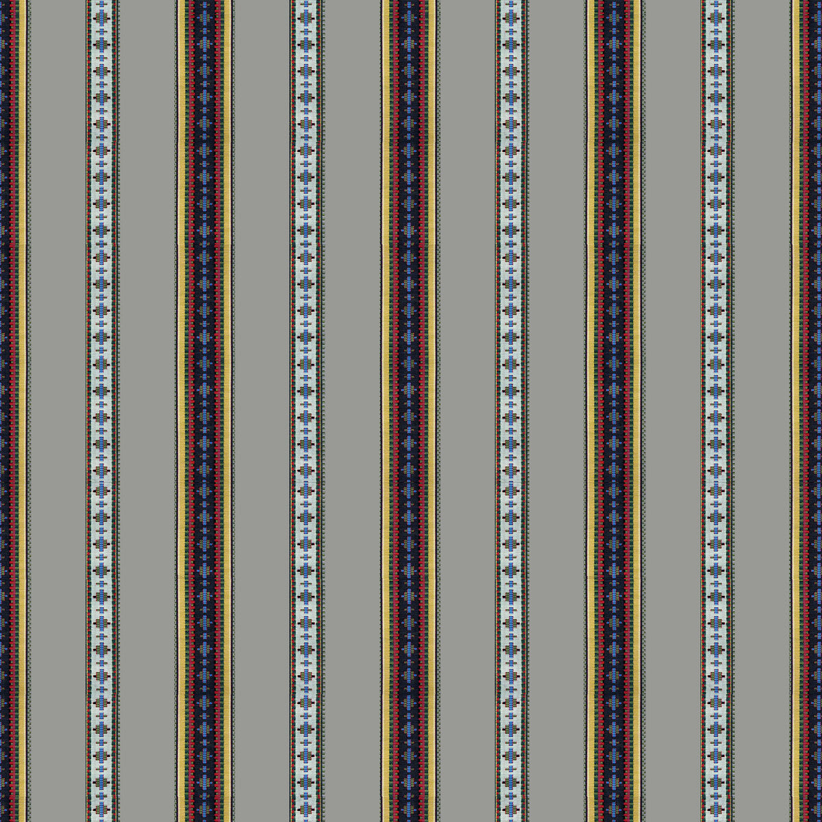 Rayure Broderie fabric in gris color - pattern 8015147.11.0 - by Brunschwig & Fils in the Madeleine Castaing collection