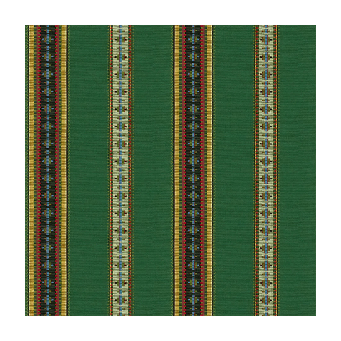 Rayure Broderie fabric in vert color - pattern 8015147.3.0 - by Brunschwig &amp; Fils in the Madeleine Castaing collection