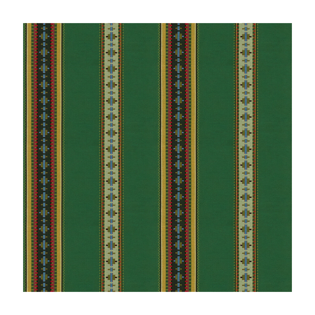 Rayure Broderie fabric in vert color - pattern 8015147.3.0 - by Brunschwig & Fils in the Madeleine Castaing collection