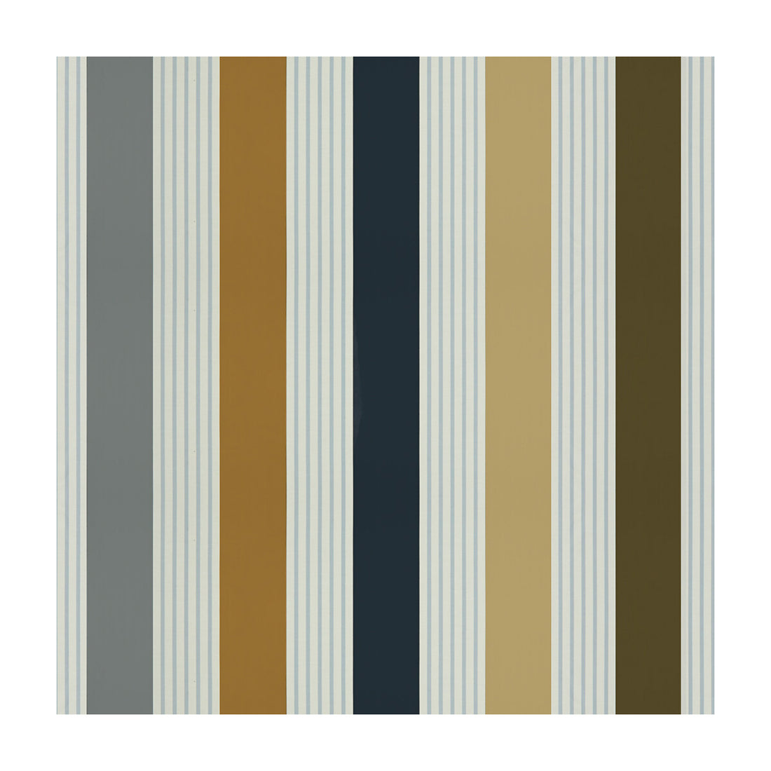 Evariste Stripe fabric in grey/nl color - pattern 8015148.868.0 - by Brunschwig &amp; Fils in the L&