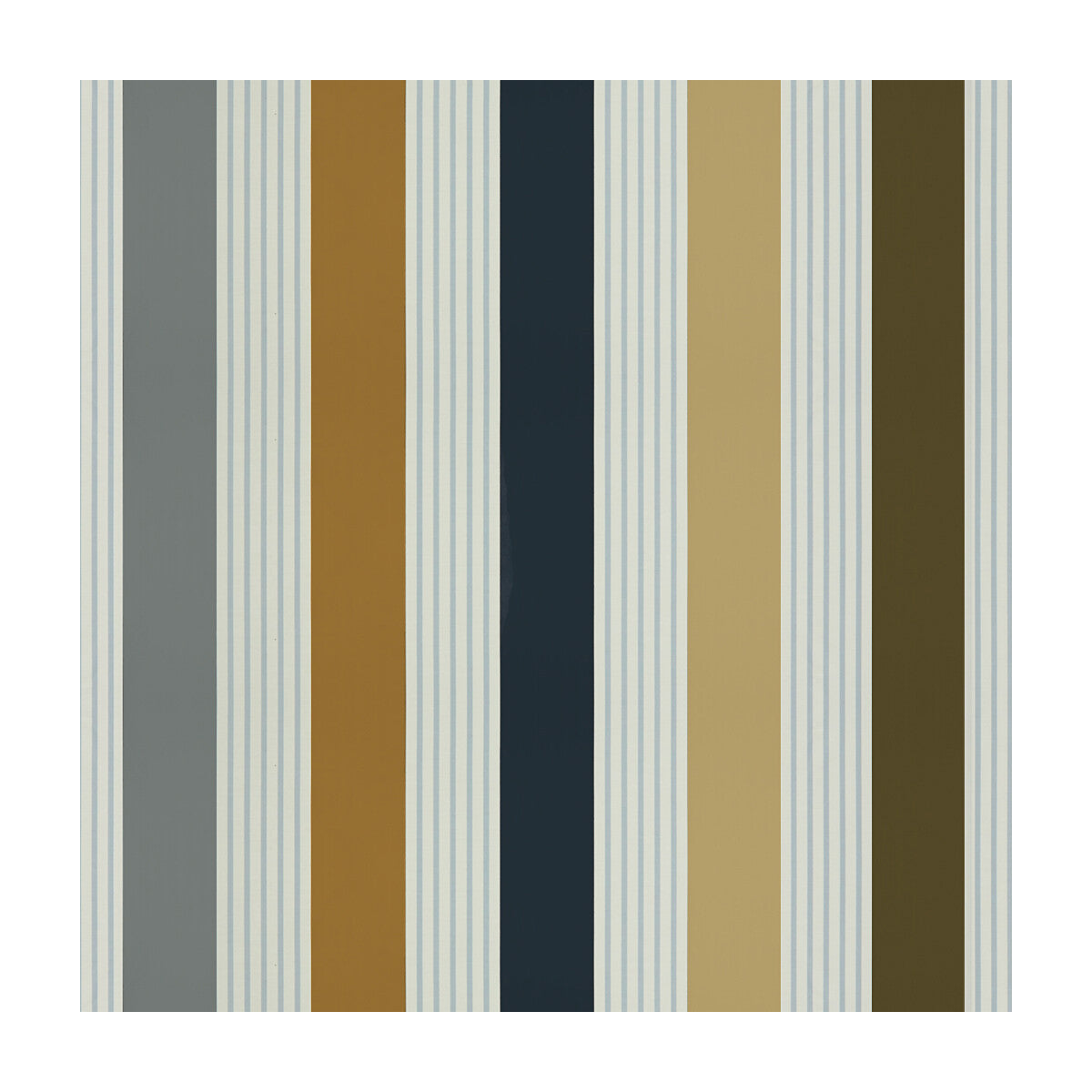 Evariste Stripe fabric in grey/nl color - pattern 8015148.868.0 - by Brunschwig & Fils in the L&