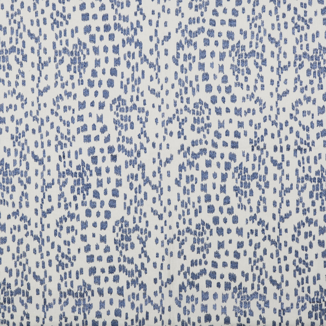 Les Touches Emb fabric in canton blue color - pattern 8015168.221.0 - by Brunschwig &amp; Fils in the Cape Comorin collection