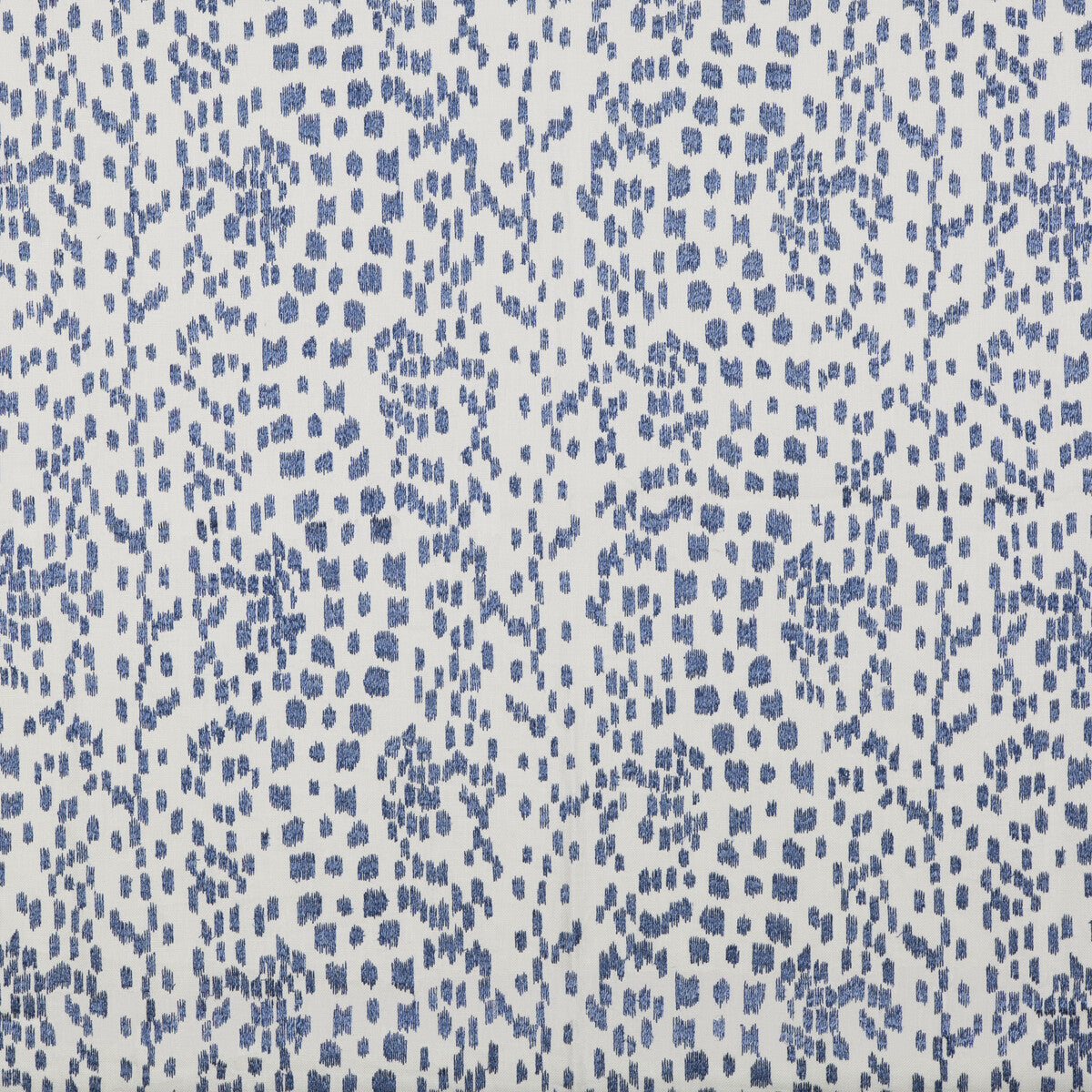 Les Touches Emb fabric in canton blue color - pattern 8015168.221.0 - by Brunschwig & Fils in the Cape Comorin collection