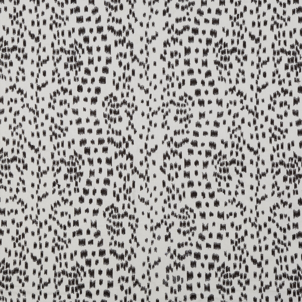 Les Touches Emb fabric in espresso color - pattern 8015168.68.0 - by Brunschwig & Fils in the Cape Comorin collection
