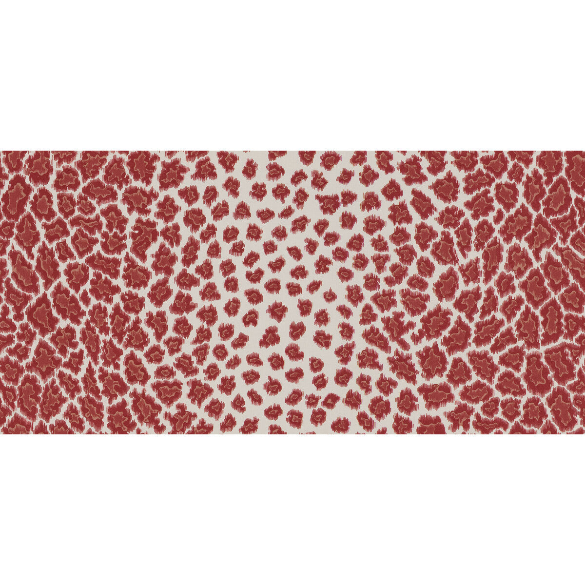 English Leopard fabric in scarlet color - pattern 8015170.19.0 - by Brunschwig & Fils in the Cape Comorin collection