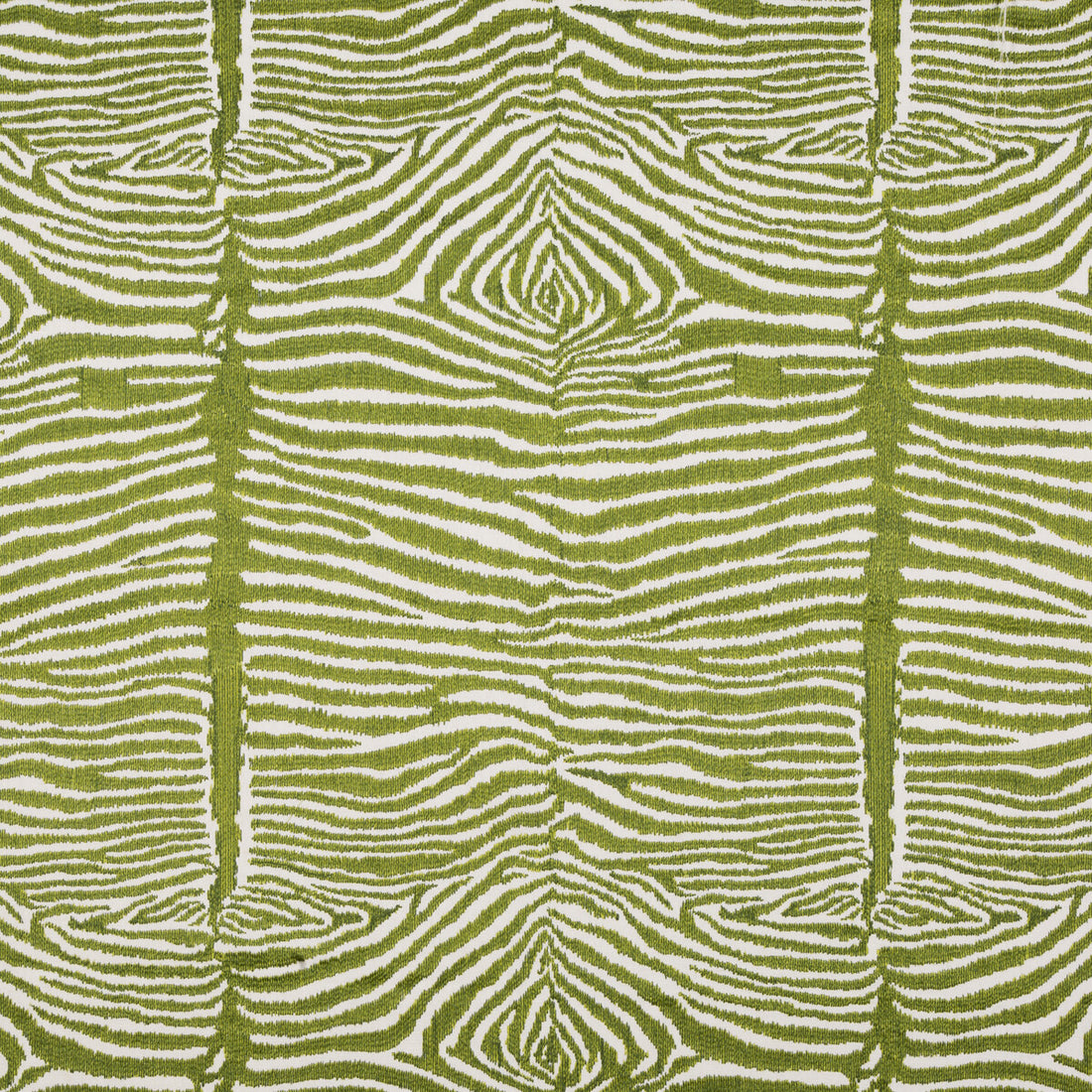 Le Zebre Emb fabric in leaf color - pattern 8015172.3.0 - by Brunschwig &amp; Fils in the Cape Comorin collection