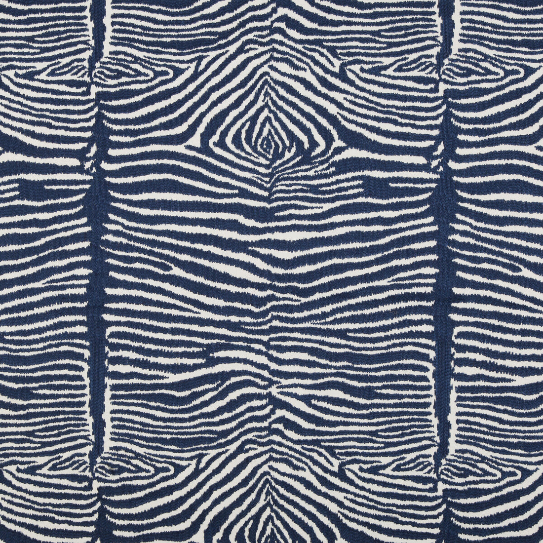 Le Zebre Emb fabric in navy color - pattern 8015172.50.0 - by Brunschwig &amp; Fils in the Cape Comorin collection