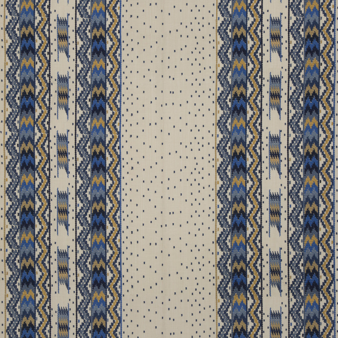 Talakona Stripe fabric in blue/gold color - pattern 8015174.54.0 - by Brunschwig &amp; Fils in the Cape Comorin collection