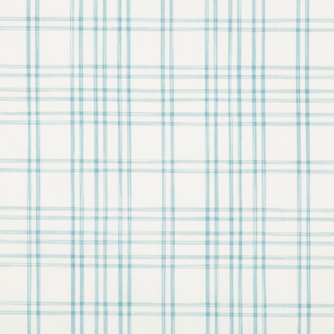 Banon Plaid fabric in turquoise color - pattern 8017100.13.0 - by Brunschwig &amp; Fils in the Durance collection