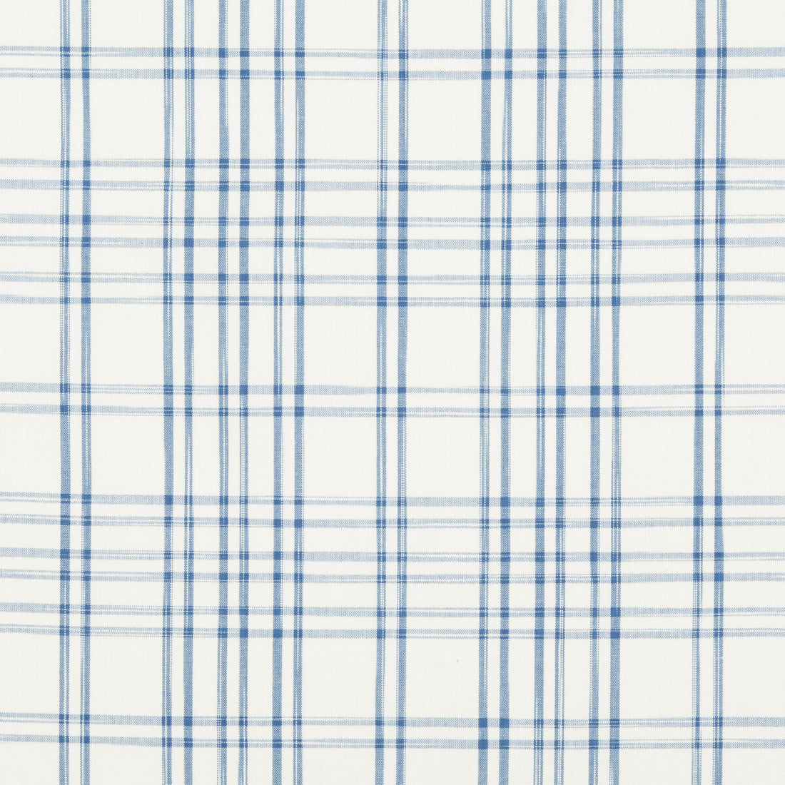 Banon Plaid fabric in cadet color - pattern 8017100.5.0 - by Brunschwig &amp; Fils in the Durance collection