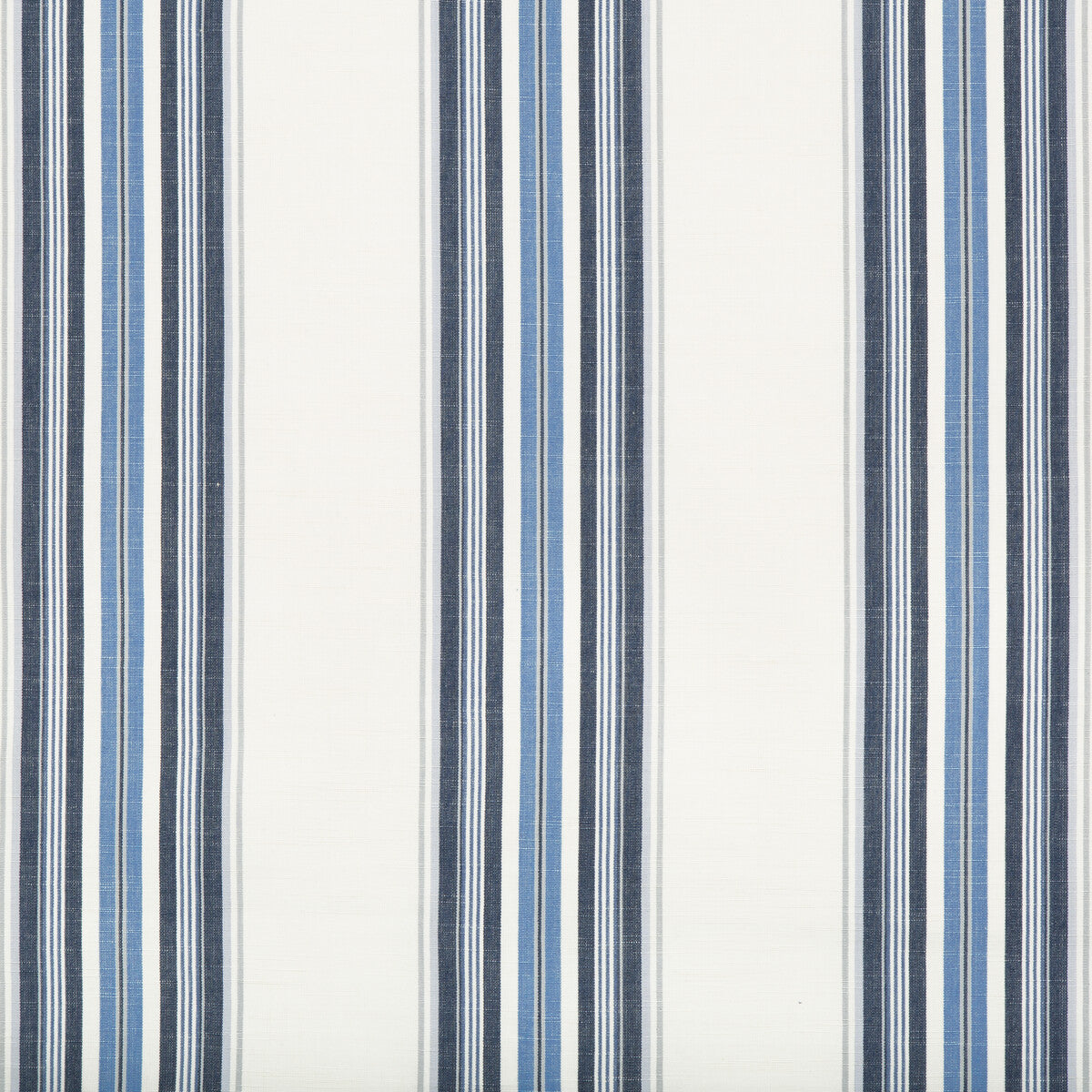 Verdon Stripe fabric in indigo/sky color - pattern 8017101.505.0 - by Brunschwig & Fils in the Durance collection