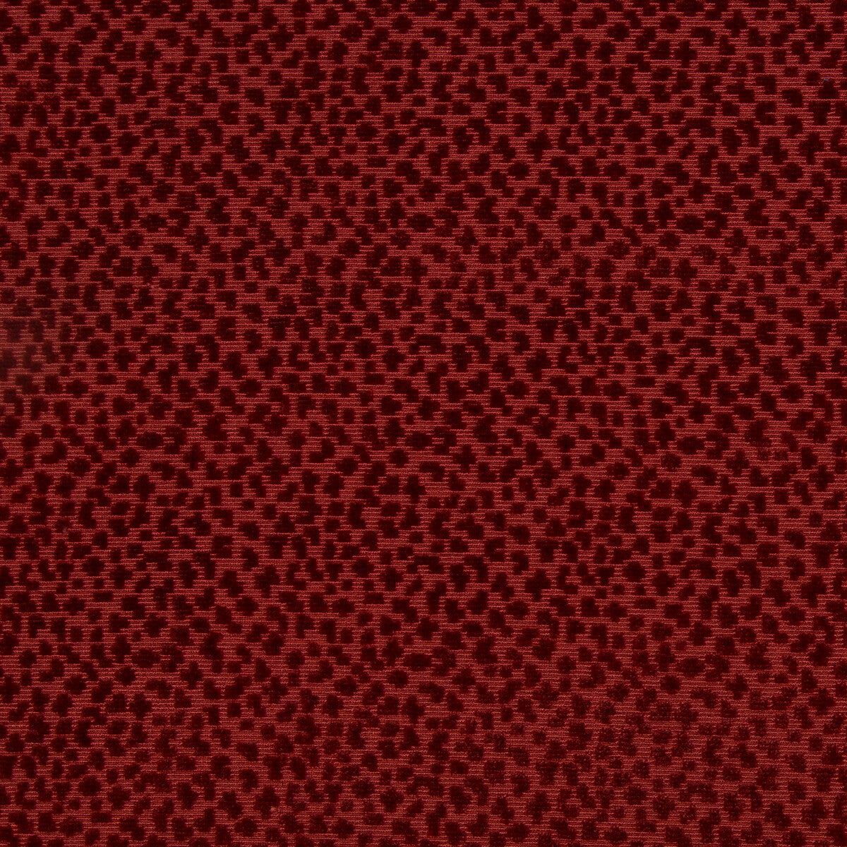 La Panthere Velvet fabric in red color - pattern 8017126.9.0 - by Brunschwig & Fils in the Les Ensembliers collection