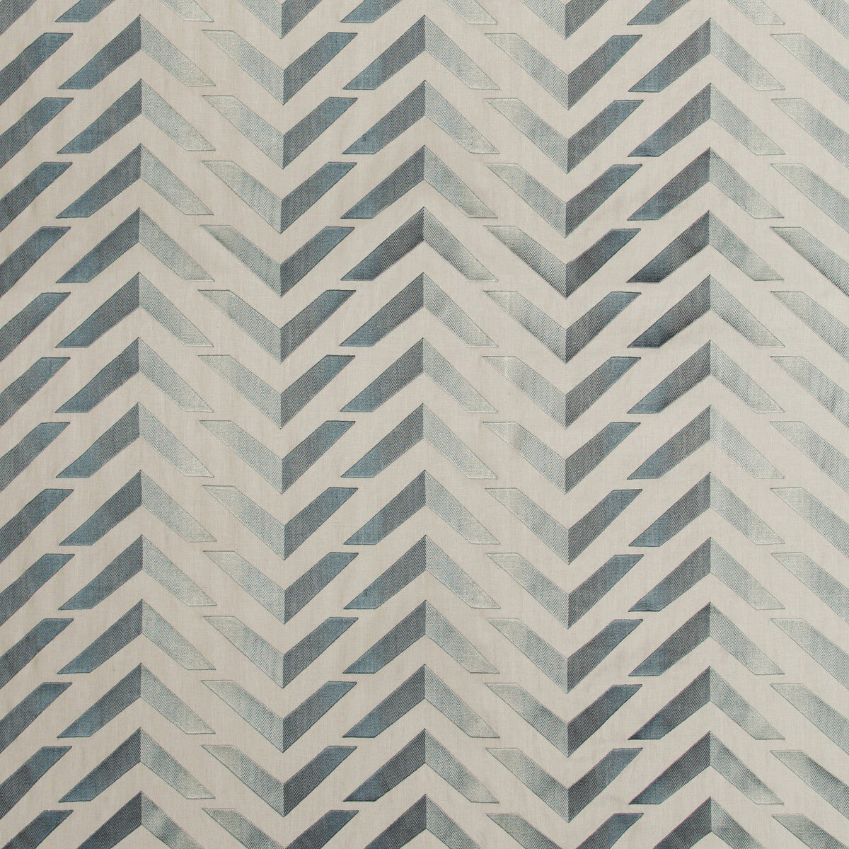 Les Vagues Emb fabric in blue/slate color - pattern 8017128.511.0 - by Brunschwig & Fils in the Les Ensembliers II collection