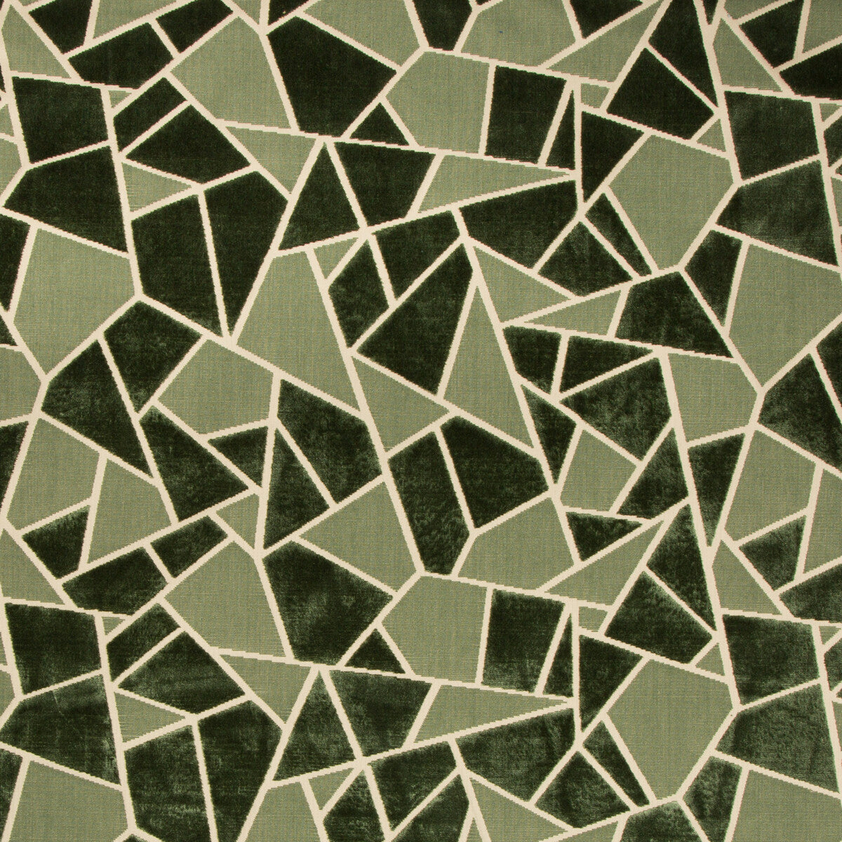 La Tortue Velvet fabric in green color - pattern 8017131.3.0 - by Brunschwig & Fils in the Les Ensembliers collection