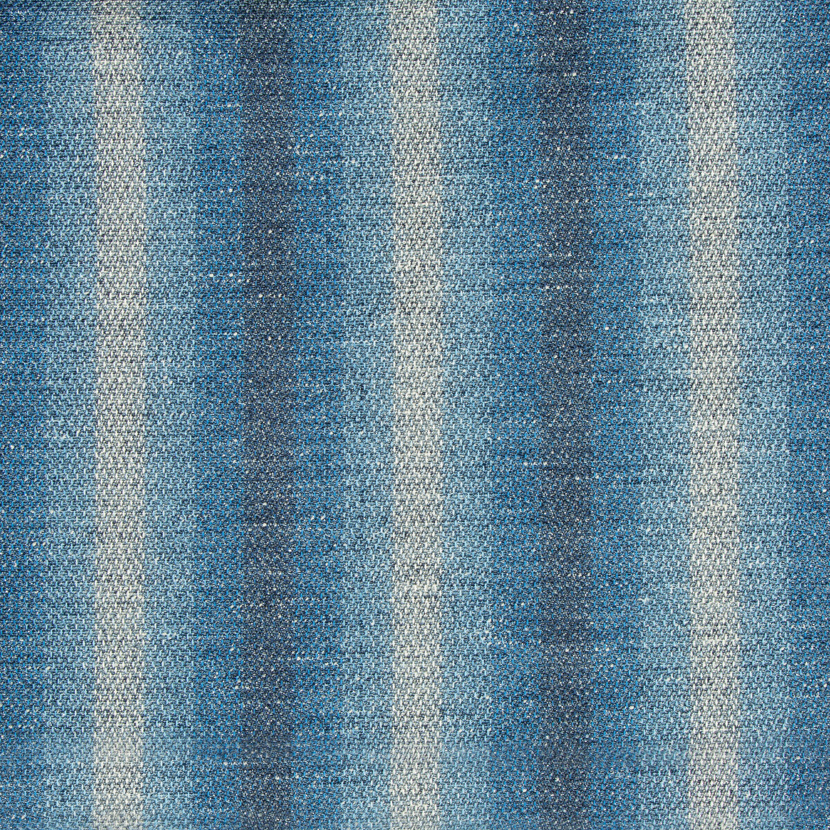 Les Ombres Stripe fabric in lapis color - pattern 8017132.55.0 - by Brunschwig & Fils in the Les Ensembliers collection