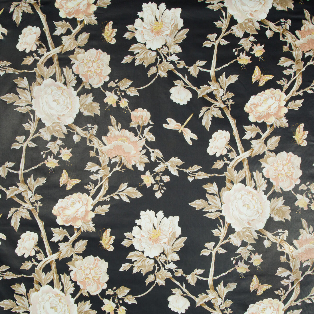 Les Pivoines Print fabric in petal color - pattern 8017135.119.0 - by Brunschwig &amp; Fils in the Les Ensembliers collection