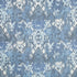 Les Nomades Print fabric in blue color - pattern 8017136.5.0 - by Brunschwig & Fils in the Les Ensembliers collection
