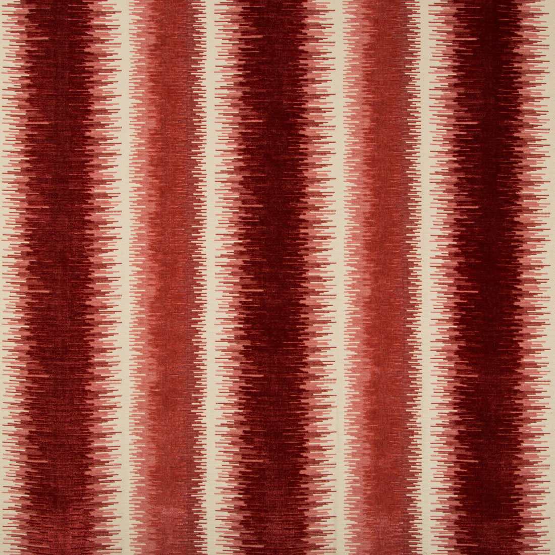 Bromo Velvet fabric in red color - pattern 8018115.197.0 - by Brunschwig &amp; Fils in the Baret collection
