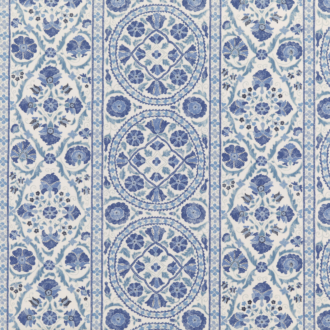 Bokhara Susani fabric in porcelain color - pattern 8018121.5.0 - by Brunschwig &amp; Fils in the Baret collection