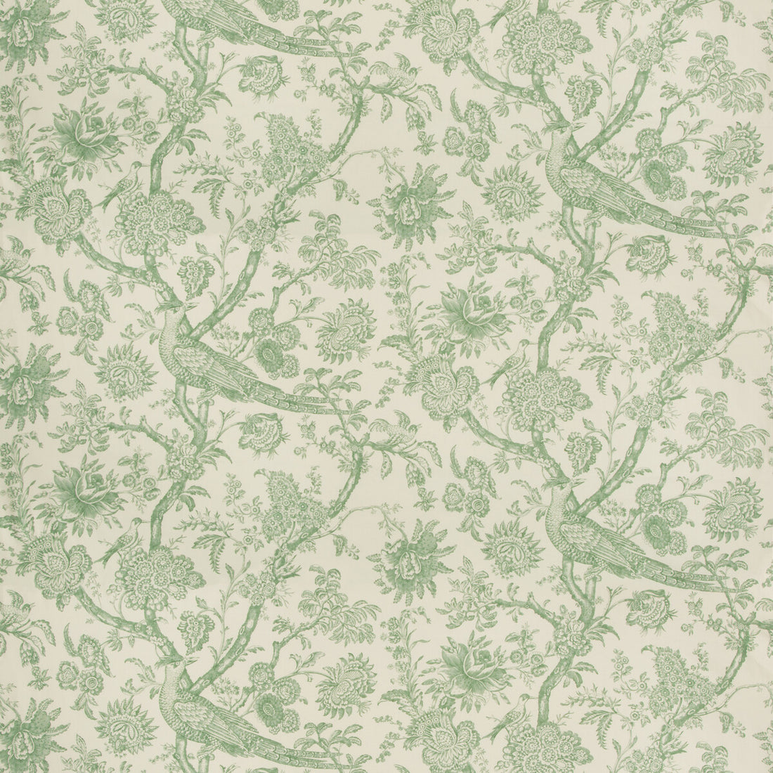 Cevennes Print fabric in aloe color - pattern 8018122.3.0 - by Brunschwig &amp; Fils in the Cevennes collection