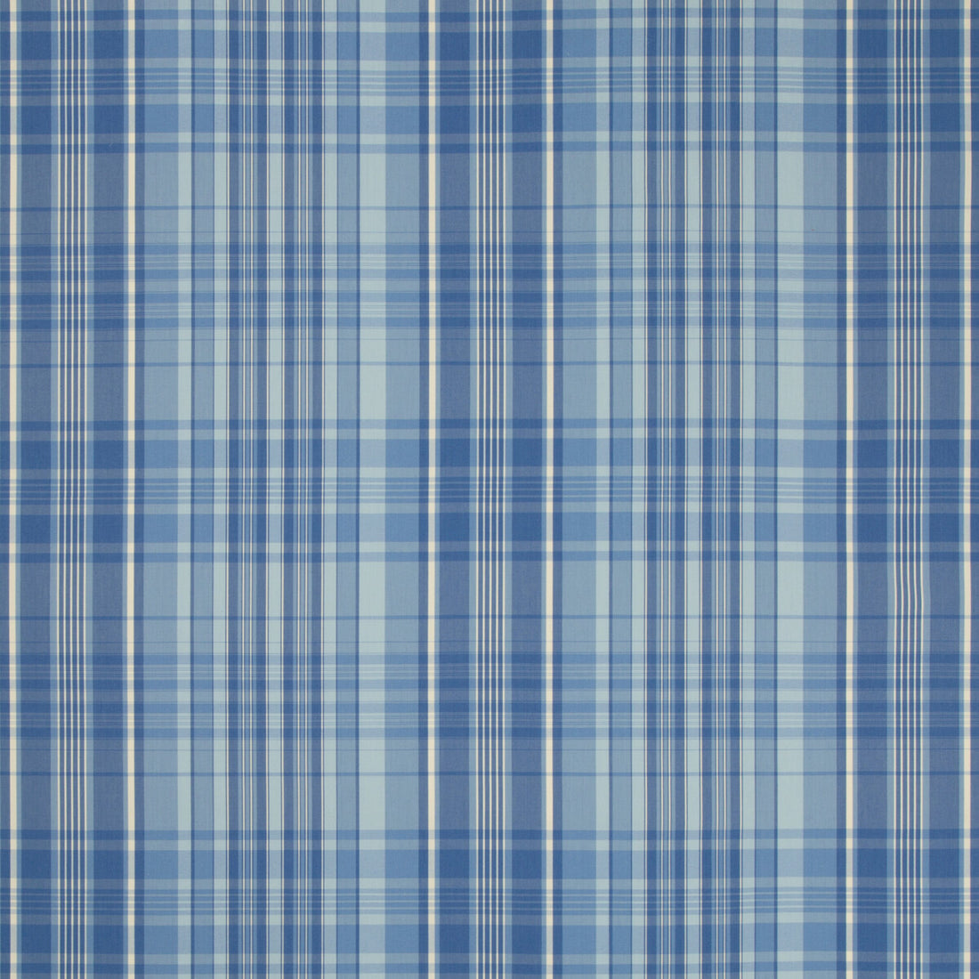 Guernsey Check fabric in blue color - pattern 8019101.5.0 - by Brunschwig &amp; Fils in the Normant Checks And Stripes collection