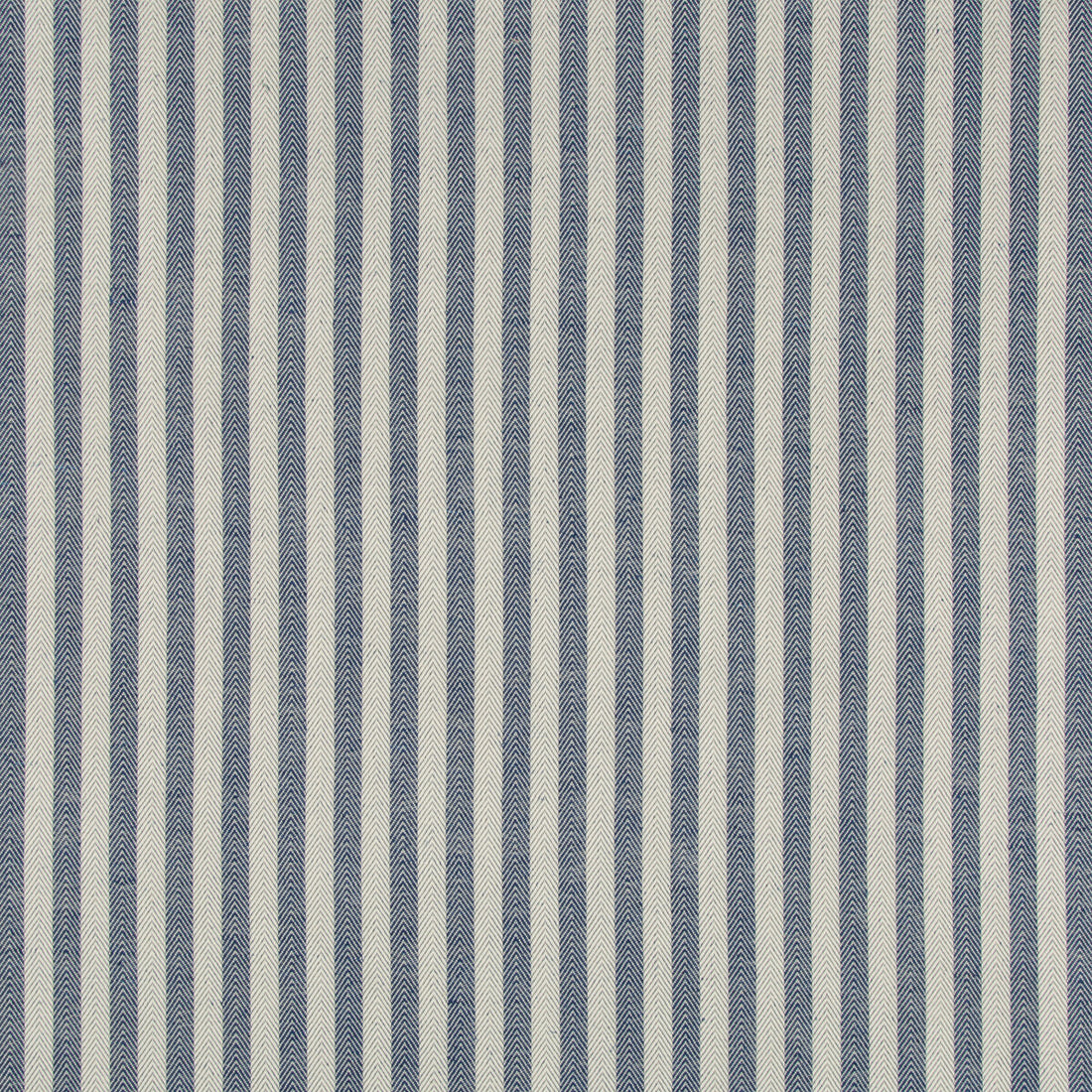Rollo Stripe fabric in indigo color - pattern 8019102.50.0 - by Brunschwig &amp; Fils in the Normant Checks And Stripes collection