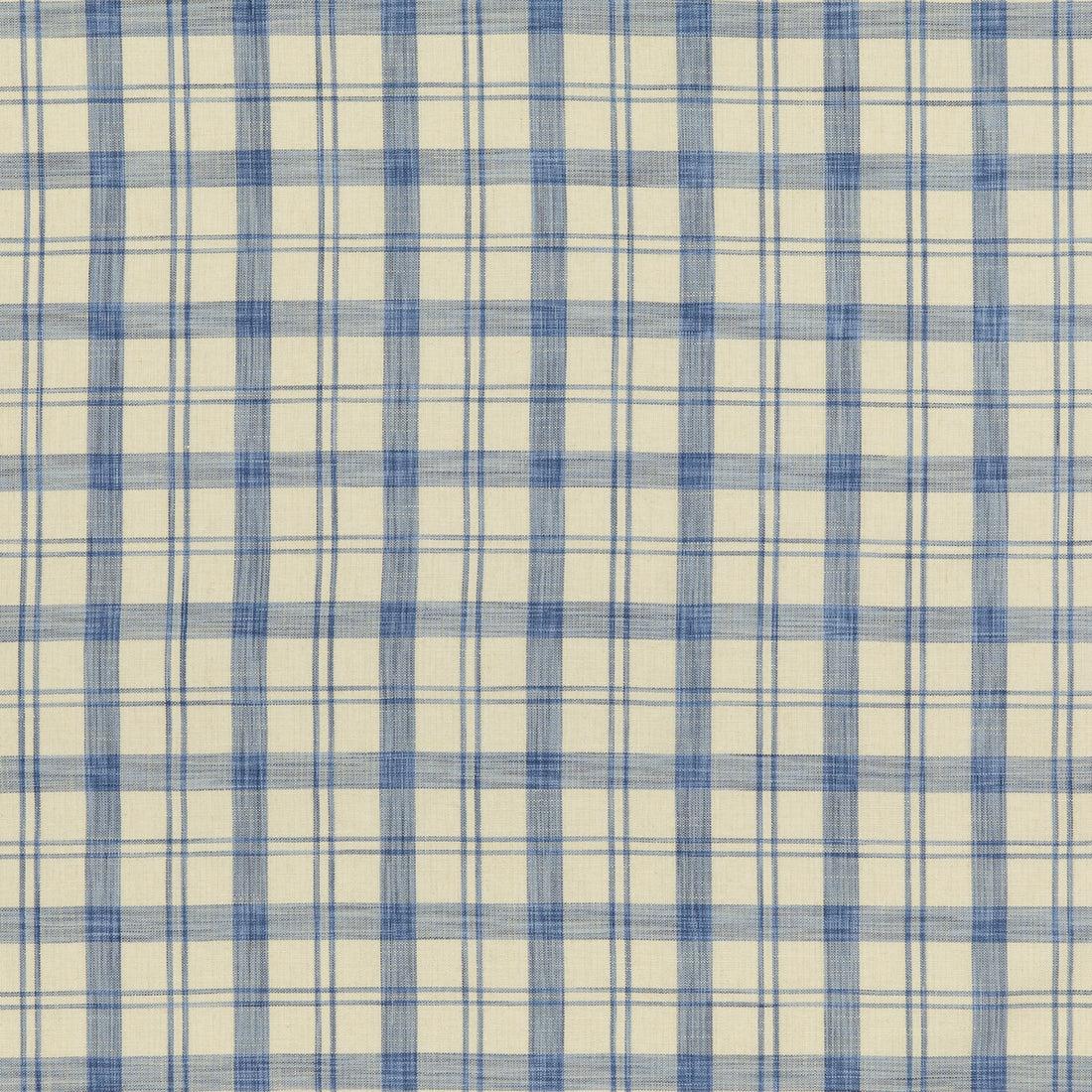 Barbery Check fabric in blue color - pattern 8019103.5.0 - by Brunschwig &amp; Fils in the Normant Checks And Stripes collection