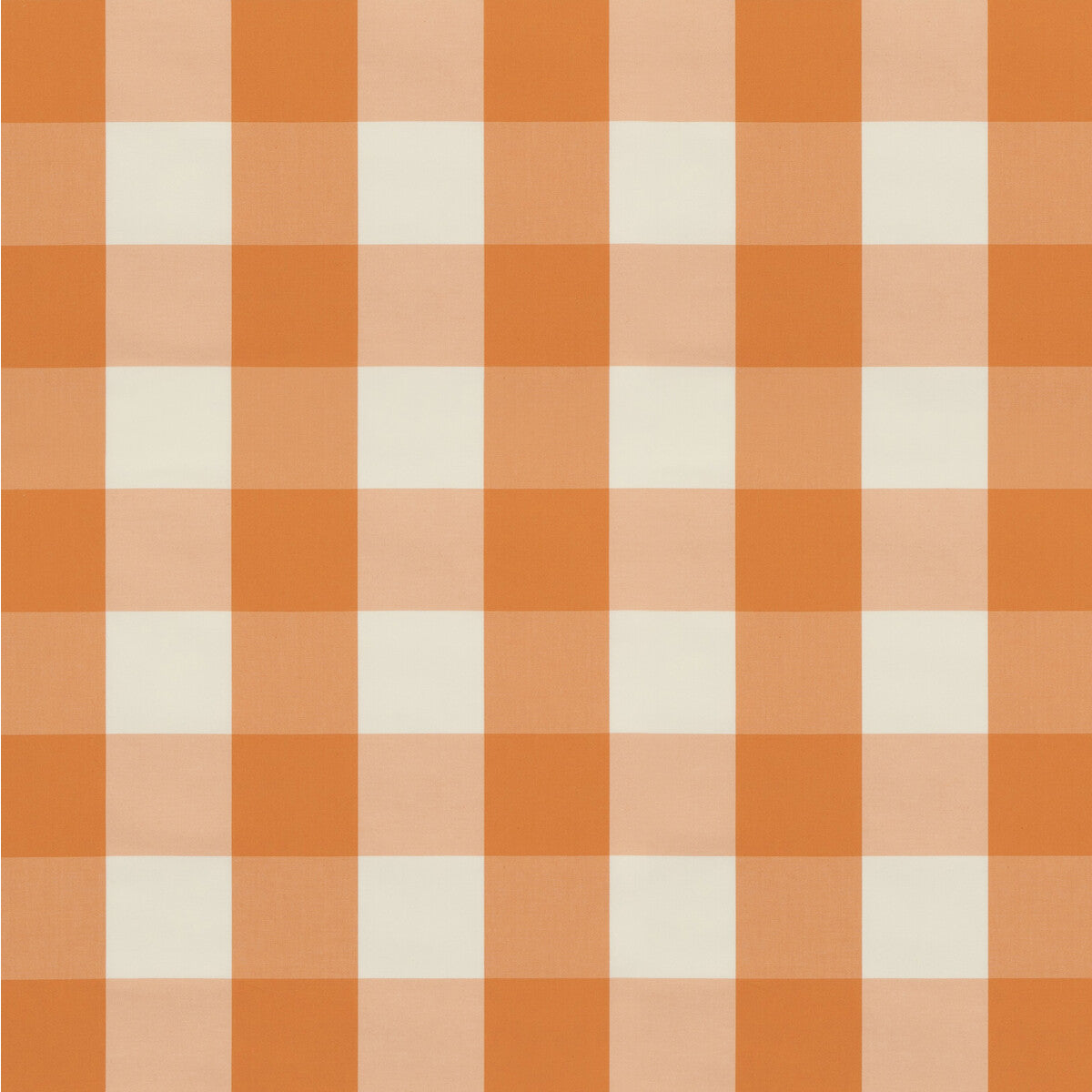 Lackland Check fabric in orange color - pattern 8019105.12.0 - by Brunschwig & Fils in the Normant Checks And Stripes collection