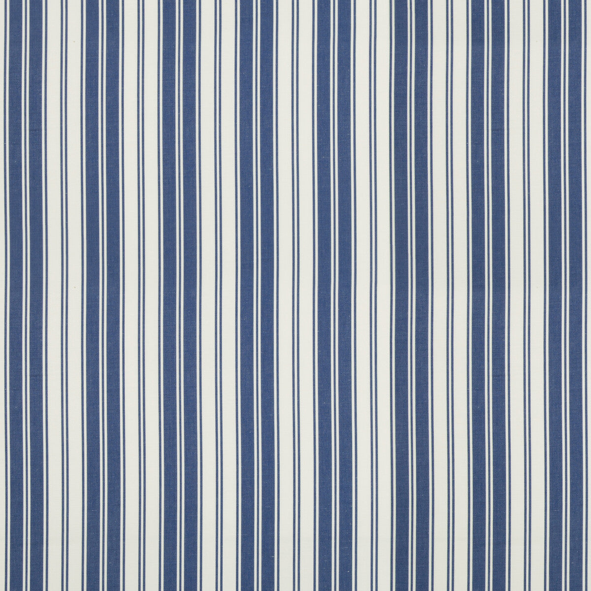 Audemar Stripe fabric in blue color - pattern 8019106.5.0 - by Brunschwig & Fils in the Normant Checks And Stripes collection