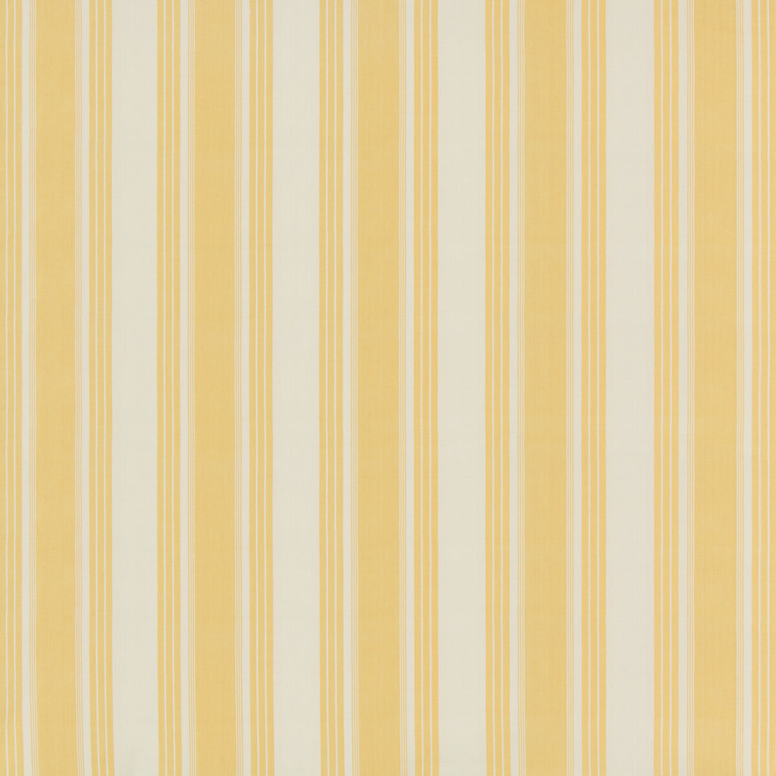 Colmar Stripe fabric in yellow color - pattern 8019110.40.0 - by Brunschwig &amp; Fils in the Folio Francais collection
